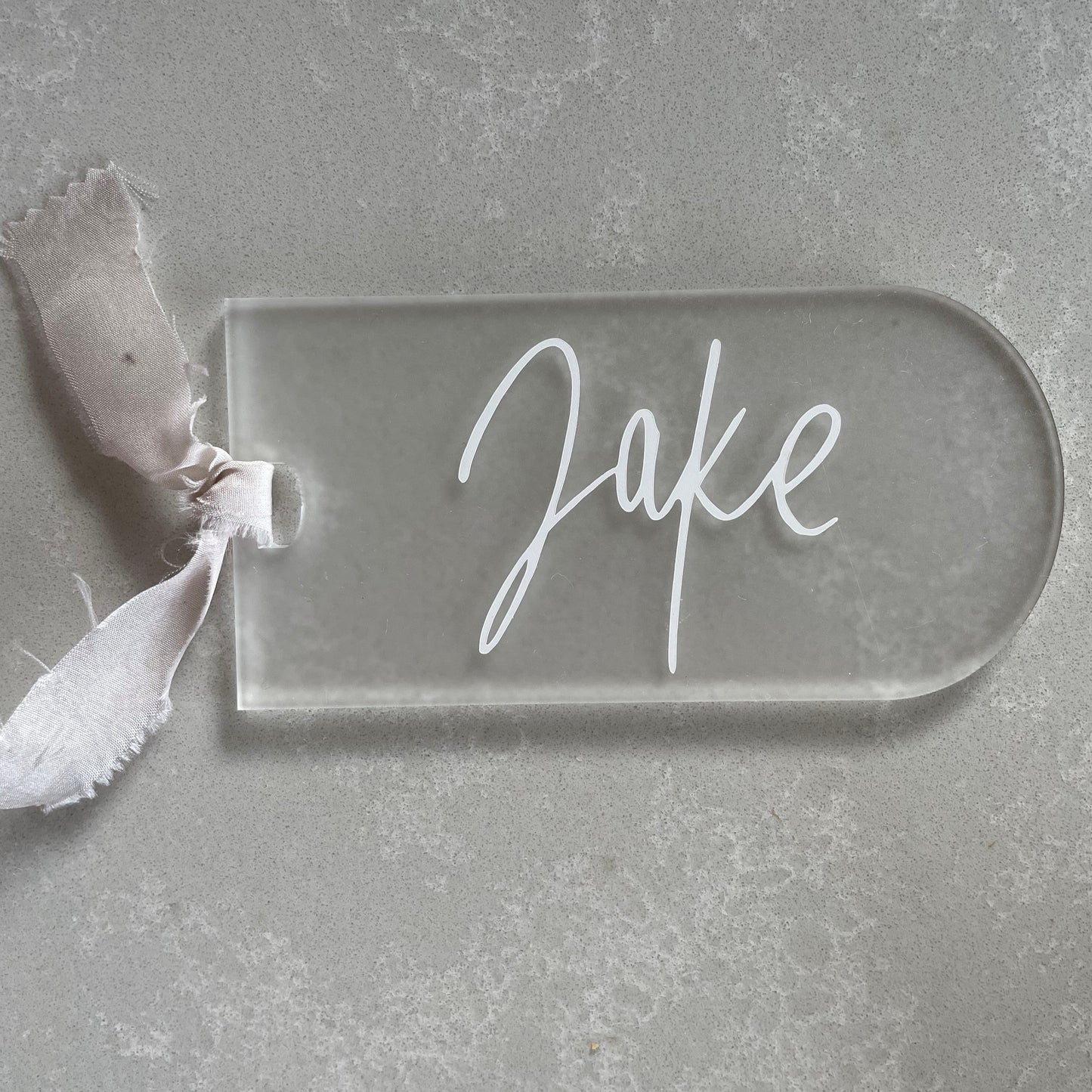 Acrylic Luggage Tag / Place Card